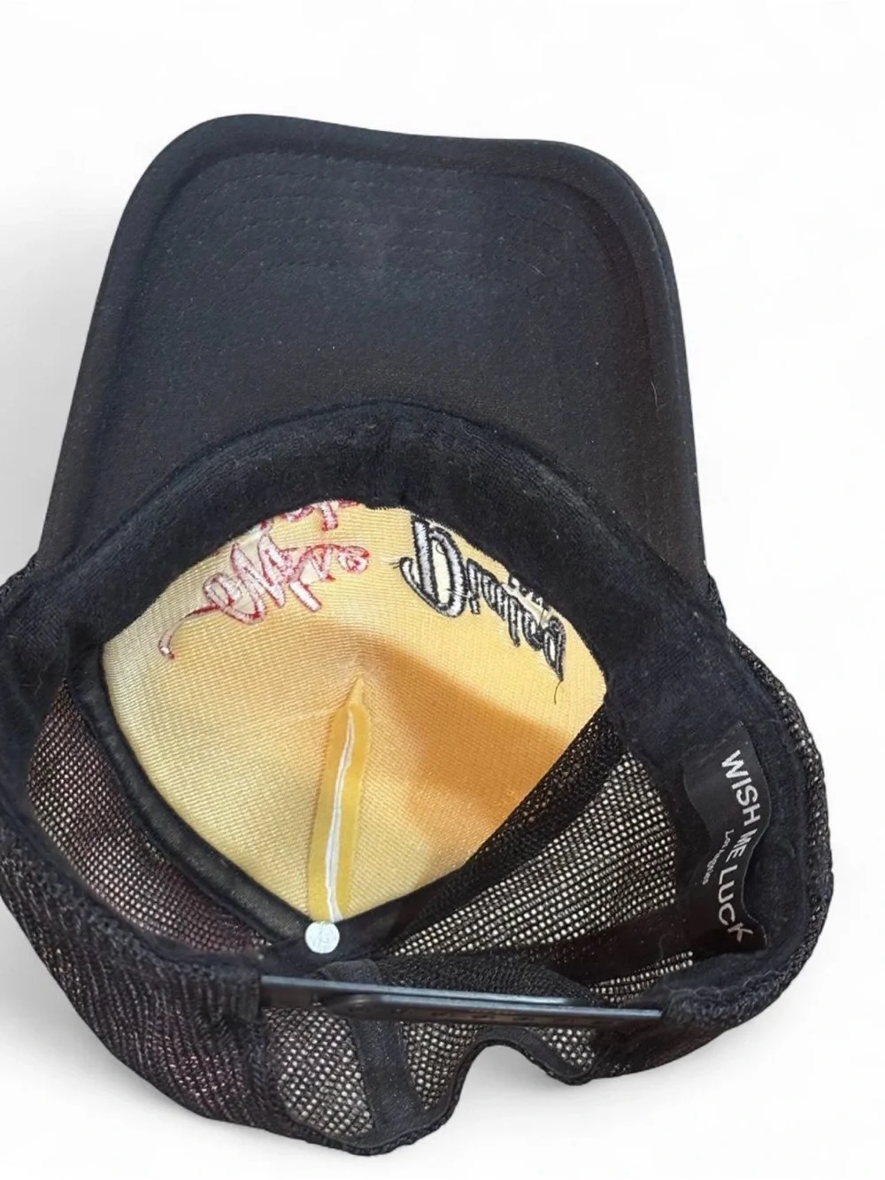 Official Wish Me Luck (WML) x Dialog Cafe collaboration trucker hat